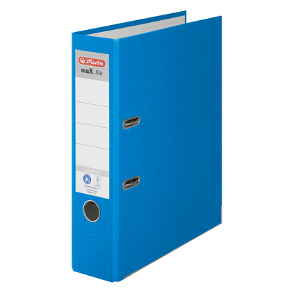 Artikelbild für herlitz maX.file nature plus Ordner blau Karton 8,0 cm DIN A4, 1 St., Artikelnummer 473546