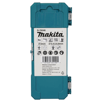 Artikelbild 4 für makita Metallbohrer-Set D-78346 HSS-GS, 6-teilig, Artikelnummer 416218