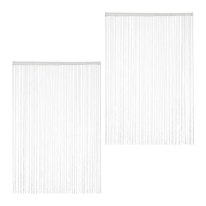 Artikelbild für relaxdays Fadenvorhang weiß 145,0 x 245,0 cm, Artikelnummer 522791