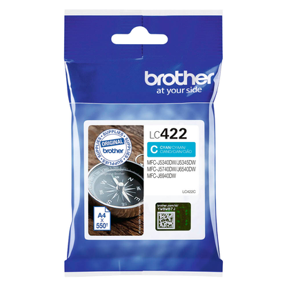 Artikelbild 2 für brother LC-422C cyan Druckerpatrone, Artikelnummer 726081