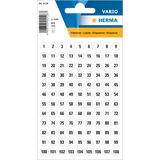 Artikelbild 1 für HERMA Klebenummern 4128 Zahlen, schwarz, 10x 540 Etiketten, Artikelnummer 901759