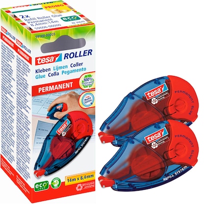 Artikelbild für tesa Kleberoller dauerhaft, 2 St., Artikelnummer 150476