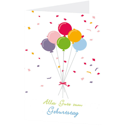 Artikelbild für LUMA Geburtstagskarte Luftballon LU1604 DIN B6, 1 St., Artikelnummer 403152