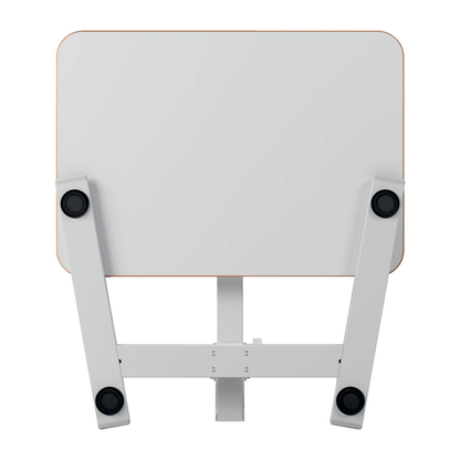 Artikelbild 10 für AKTION: LEITZ Ergo Compact höhenverstellbarer Schreibtisch weiß rechteckig abgerundet, T-Fuß-Gestell weiß 65,0 x 46,0 cm + GRATIS 2x LEITZ Notizbuch DIN A6 kariert, Artikelnummer 718696