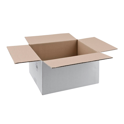 Artikelbild für Nestler Wellpapp-Faltkartons 1-wellig weiß 31,0 x 24,0 x 16,7 cm Außenmaß, 20 St., Artikelnummer 597617