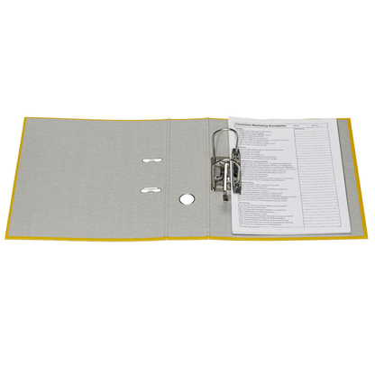 Artikelbild 5 für bene No.1 Power Ordner gelb Kunststoff 8,0 cm DIN A4, 1 St., Artikelnummer 420034