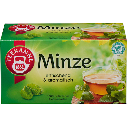 Artikelbild für TEEKANNE Minze Tee 20 Portionen, Artikelnummer 851162