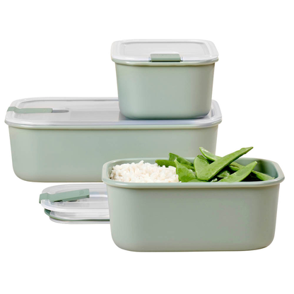 Artikelbild 2 für MEPAL Frischhaltedosen-Set EasyClip grün 2x 0,7 l und 1x 1,5 l, 1 Set, Artikelnummer 435392