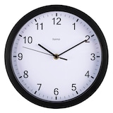 Artikelbild 1 für hama Wanduhr Elba weiß schwarz Kunststoff, Ø 25,0 cm, Artikelnummer 500726