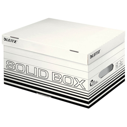 Artikelbild für LEITZ Archivcontainer Solid weiß 37,0 x 26,5 x 19,5 cm, 10 St., Artikelnummer 667927
