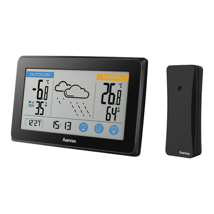 Artikelbild für hama 186314 Wetterstation schwarz, Artikelnummer 631157
