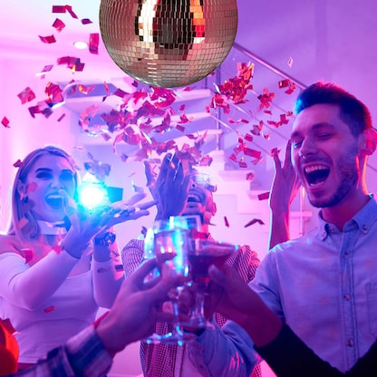 Artikelbild 7 für relaxdays Discokugel silber Ø 30,0 cm, 1 St., Artikelnummer 644114