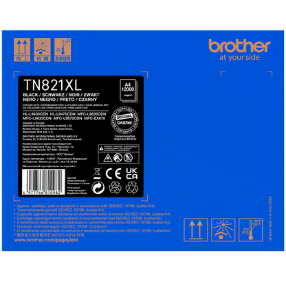 Artikelbild 2 für brother TN-821XL BK schwarz Toner, Artikelnummer 841302