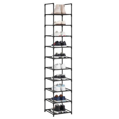 Artikelbild für SONGMICS Schuhregal schwarz 33,0 x 33,0 x 173,0 cm, 1 St., Artikelnummer 260939