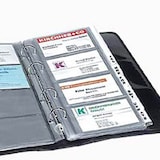 Artikelbild 1 für JSA Visitenkartenhüllen transparent, für bis zu 8 Visitenkarten, 10 St., Artikelnummer 796201