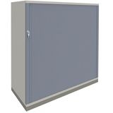 Artikelbild 1 für fm fastline Rollladenschrank lichtgrau, silber 2 Fachböden 120,0 x 44,2 x 113,3 cm, Artikelnummer 160397