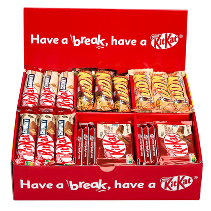 Artikelbild 3 für KitKat Sortimentskarton Schokoriegel 64 St./2629,0 g, Artikelnummer 339159