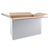 Artikelbild 1 für Nestler Wellpapp-Faltkartons 2-wellig weiß 61,3 x 36,3 x 37,8 cm Außenmaß, 20 St., Artikelnummer 598599