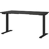 Artikelbild 1 für GERMANIA Bedano höhenverstellbarer Schreibtisch grafit rechteckig, T-Fuß-Gestell schwarz 140,0 x 80,0 cm, Artikelnummer 388789