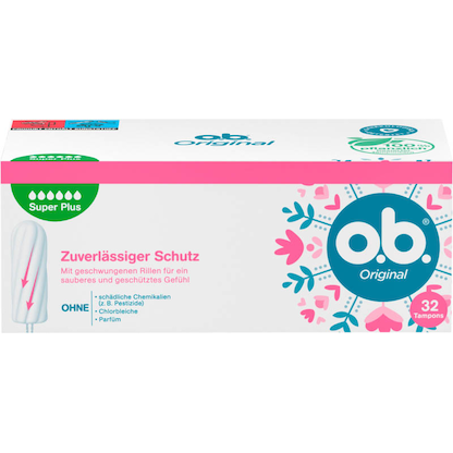 Artikelbild 2 für o.b. Tampons Original Super Plus für sehr starke Periode, 32 St., Artikelnummer 537971