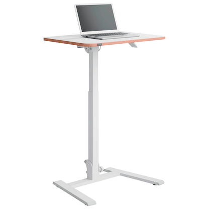 Artikelbild für LEITZ Ergo Compact höhenverstellbarer Schreibtisch weiß rechteckig, A-Fuß-Gestell weiß 65,0 x 46,0 cm, Artikelnummer 642399