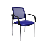 Artikelbild 1 für Topstar Besucherstühle BtoB 10 BB290A S18 royalblau Stoff, 2 St., Artikelnummer 283402