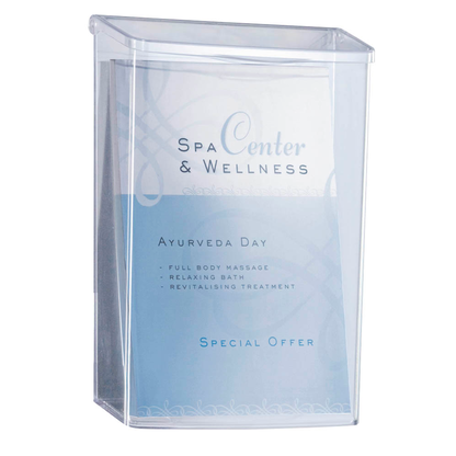 Artikelbild für SIGEL Wandprospekthalter transparent DIN A4 24,7 x 8,8 x 33,9 cm, 1 St., Artikelnummer 553420