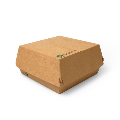 Artikelbild für PAPSTAR Burger-Boxen braun 17,0 x 17,0 cm, 25 St., Artikelnummer 466031