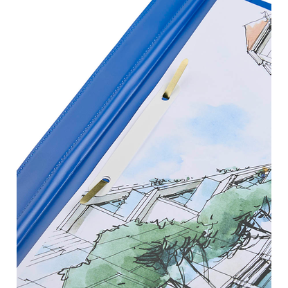 Artikelbild 2 für BRUNNEN Schnellhefter Kunststoff dunkelblau DIN A4 überbreit, 1 St., Artikelnummer 924550