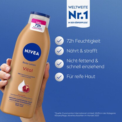 Artikelbild 2 für NIVEA VITAL Bodylotion 250,0 ml, Artikelnummer 579658
