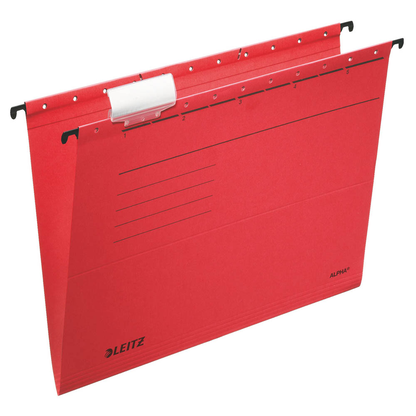 Artikelbild für LEITZ Hängemappen ALPHA® 1985 rot, 5 St., Artikelnummer 322166