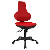 Artikelbild 1 für Topstar Bürostuhl Ergo Point® SY, EP02BB2 Stoff rot, Gestell schwarz, Artikelnummer 507897