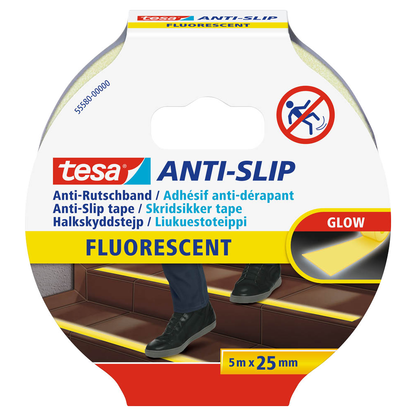 Artikelbild für tesa Anti-Rutsch-Band Fluoreszent natur 25,0 mm x 5,0 m, Artikelnummer 304754