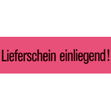 Artikelbild 1 für HERMA Warnetiketten 6754 rot »Lieferschein einliegend!« 39,0 x 118,0 mm, 1.000 Etiketten , Artikelnummer 536932