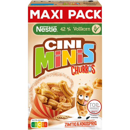 Artikelbild 2 für Nestlé Cini Minis Churros Cereal 600,0 g, 1 St., Artikelnummer 613333