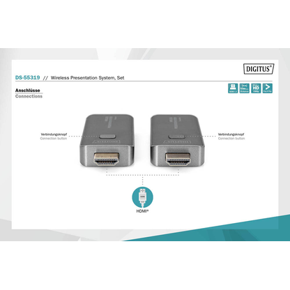 Artikelbild 4 für DIGITUS Click & Present Mini Präsentationssystem, Artikelnummer 325666