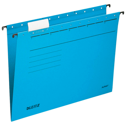 Artikelbild für LEITZ Hängemappen ALPHA® 1985 blau, 5 St., Artikelnummer 322178