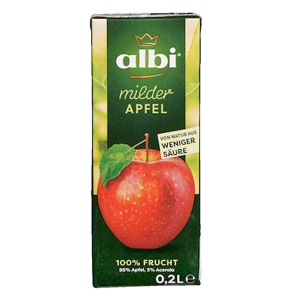 Artikelbild für albi® milder Apfel Fruchtsaftkonzentrat 40x 0,2 l, Artikelnummer 438303