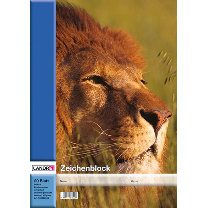 Artikelbild 4 für LANDRÉ® Zeichenblock DIN A3 100 g/qm, 20 Blatt, 1 Block, Artikelnummer 486314