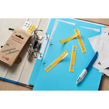 Artikelbild 2 für VELOFLEX Lochverstärker VELOFIX®pure weiß, 50 St., Artikelnummer 338002