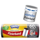 Artikelbild 1 für swirl® Müllbeutel Reißfest & Dicht 5022 60,0 l schwarz, 10 St., Artikelnummer 655427