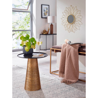 Artikelbild 4 für WOHNLING Beistelltisch rund Eisen gold 40,0 x 40,0 x 45,0 cm, 1 St., Artikelnummer 166369