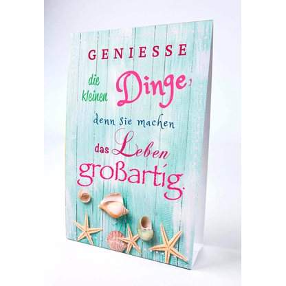 Artikelbild 2 für LUMA Aufstellkarte Nimm dir Zeit... LU-AUFSTELLKARTE_03 Schrift DIN B6, 1 St., Artikelnummer 321097