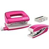 Artikelbild 1 für LEITZ Locher und Heftgeräte Set NeXXt WOW pink, Artikelnummer 820377