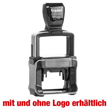 Artikelbild 2 für trodat Textstempel, individualisierbar 5200 selbstfärbend schwarz Logo möglich, 1 St. - Direkt online personalisieren, Artikelnummer 640534