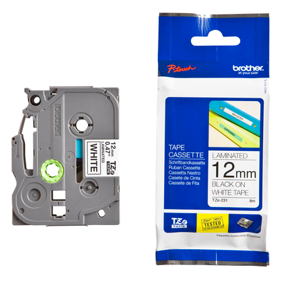 Artikelbild für brother Schriftband TZe-231 TZE231, 12 mm, schwarz auf weiß, 1 St., Artikelnummer 653162