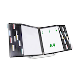 Artikelbild 1 für tarifold Sichttafelsystem 434307 DIN A4 schwarz mit 30 St. Sichttafeln, 1 St., Artikelnummer 704945