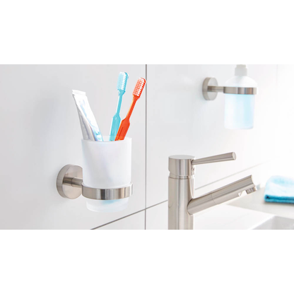 Artikelbild 11 für tesa Zahnputzbecher MOON silber, weiß, 1 St., Artikelnummer 554594