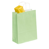 Artikelbild 1 für VP Papier-Tragetaschen Toptwist hellgrün 24,0 x 31,0 cm, 50 St., Artikelnummer 229278