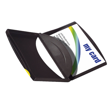 Artikelbild 2 für HAN Visitenkartenbox schwarz, für bis zu 500 Visitenkarten, Artikelnummer 656210